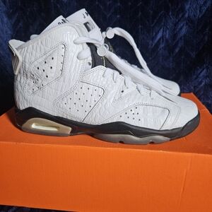 Air Jordan 6 Retro BG 'Alligator' - Boys Size 6/Women's 7.5